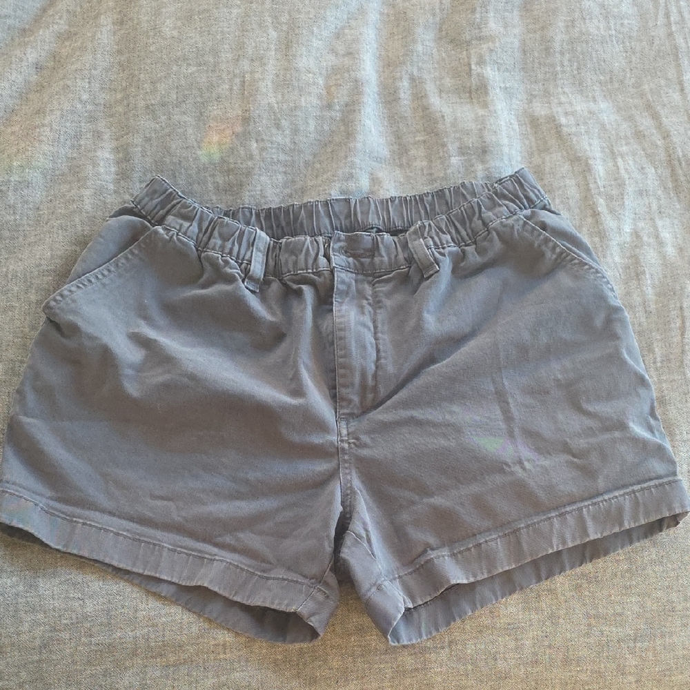 Men's Chubbies Gray Elastic-Waist Casual Shorts 4" inseam